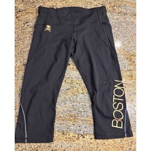 Lululemon SoulCycle Boston Cropped Leggings 18" Size 10